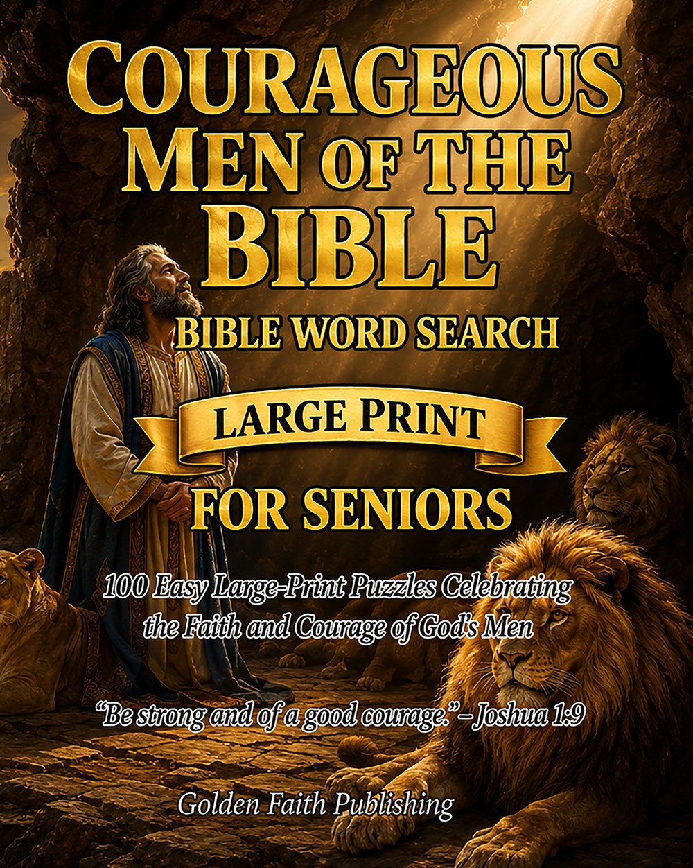 Courageous Men of the Bible Word Search book cover