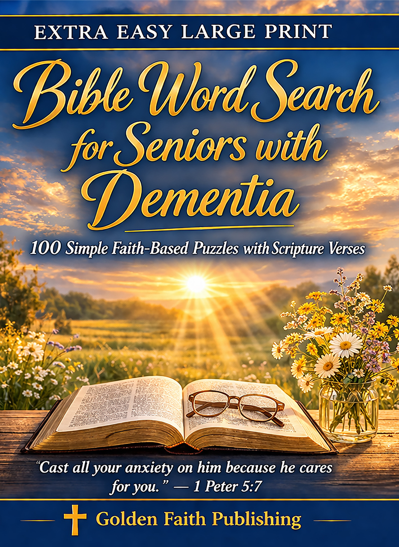 Extra Easy Large Print Bible Word Search for Seniors with Dementia