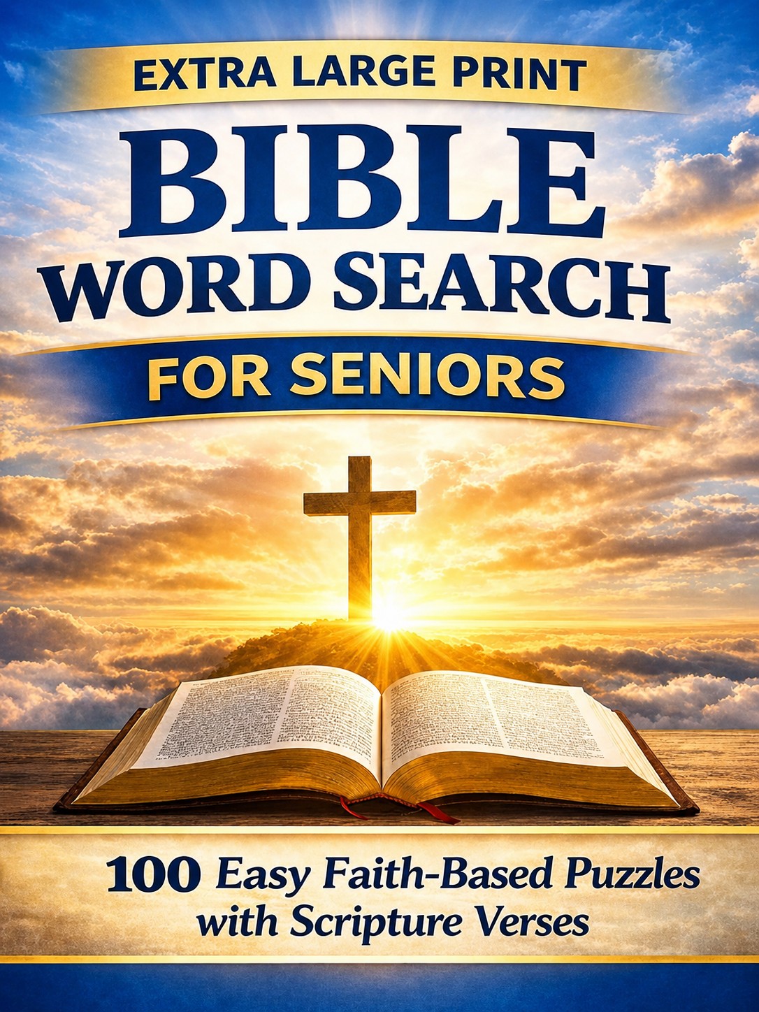 Extra Large Print Bible Word Search for Seniors