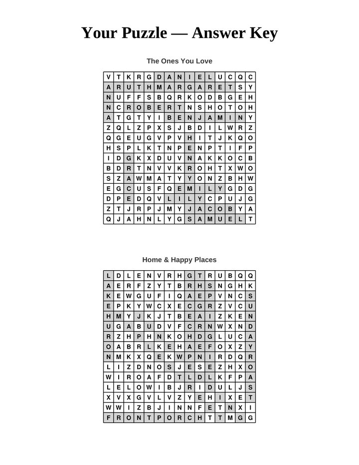 Answer key