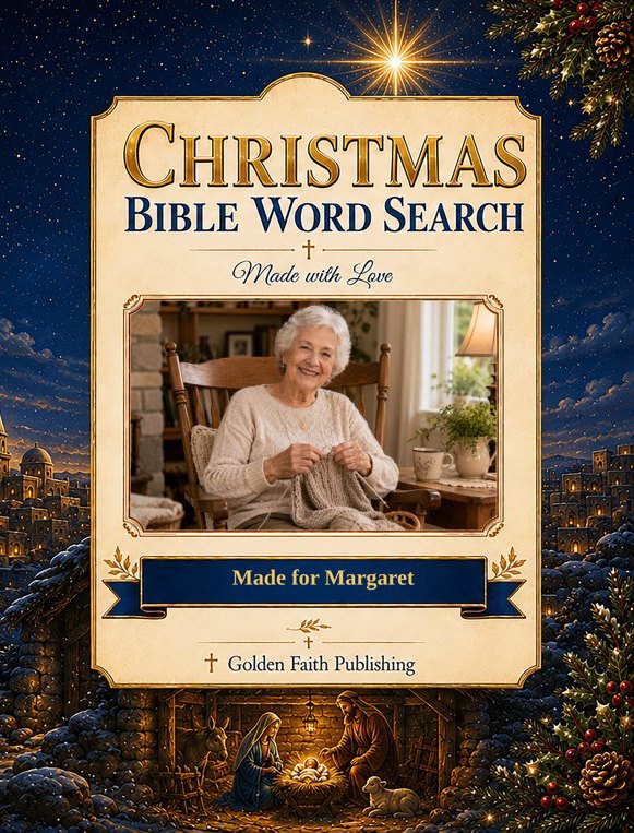 Personalized Christmas Bible Word Search