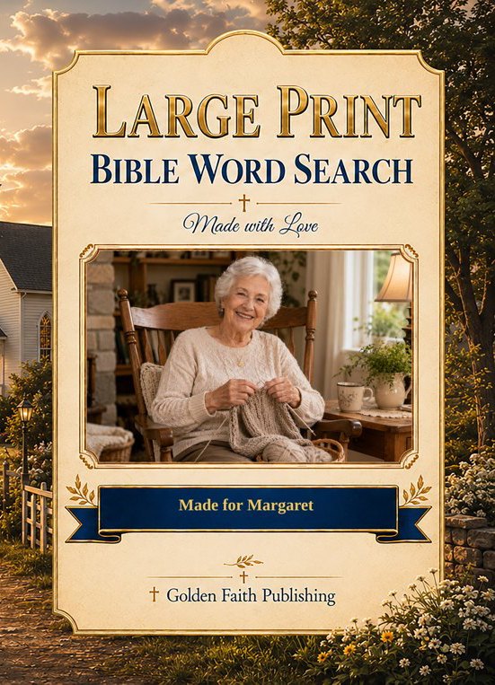 Personalized Large-Print Bible Word Search