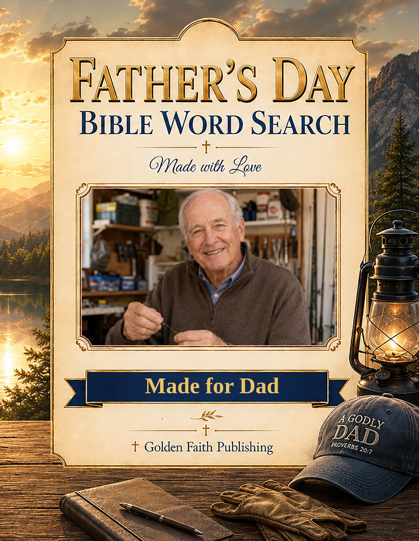 Personalized Father's Day Bible Word Search