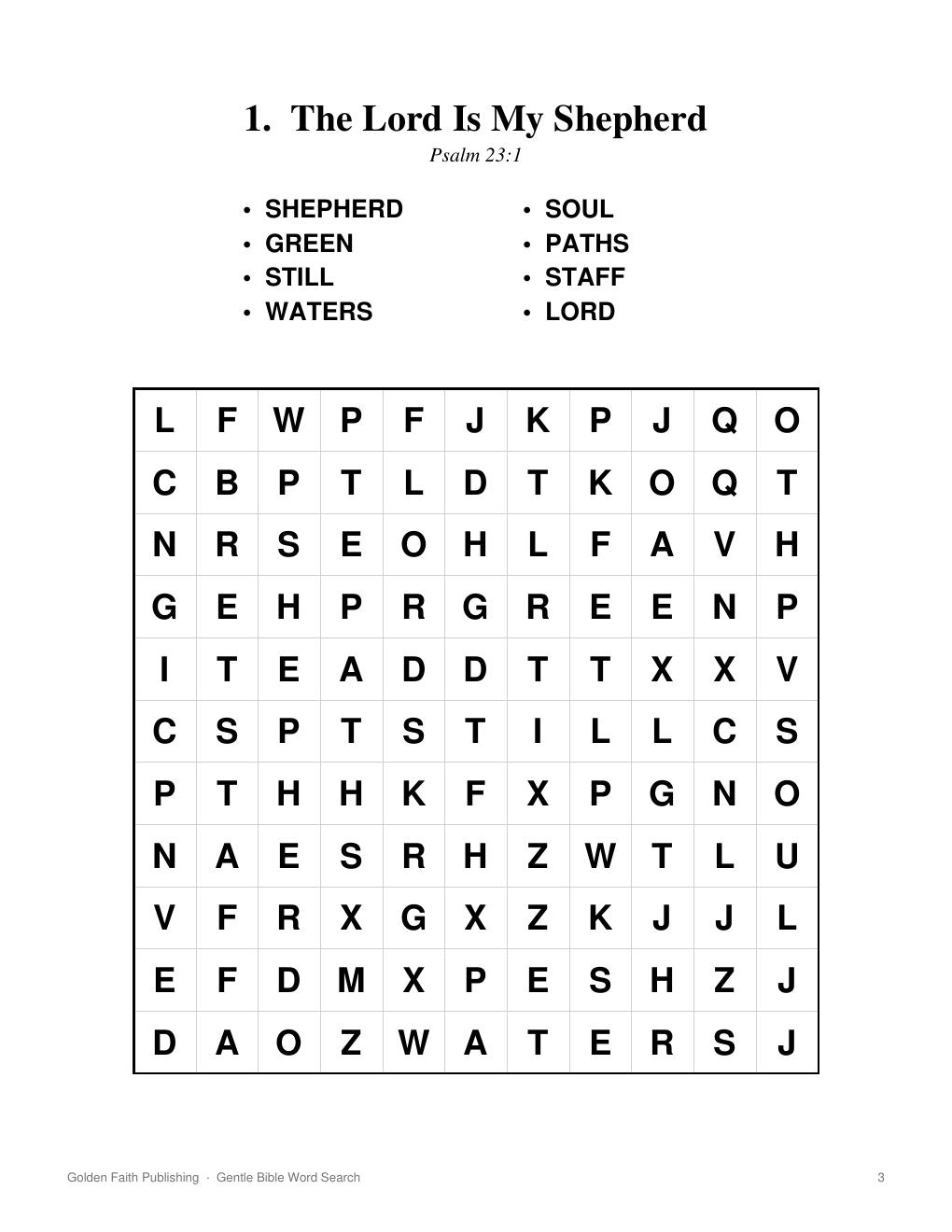 A large-print Bible word search puzzle page